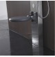 Colonne de douche balnéo en Inox 210X20cm S179 avec siège incorporé