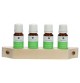 ARÔMES EMENDO SAUNA 4x10 ml + étagère murale