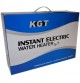 Chauffe-eau instantané horizontal 8,8Kw KGT réglage tactile douche, lave mains, baignoire Power V8