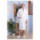 Peignoir mixte Taille XXL 100% coton 420gr Blanc 