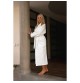 Peignoir mixte Taille XXL 100% coton 420gr Blanc 