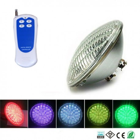 Ampoule à LED BWT, couleur - PAR56 + télécommande