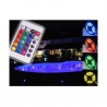 Ruban à LED RGB 5m IP68 étanche et immergeable avc télécommande IR