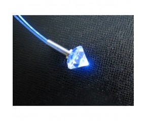 Embout pour Fibre optique façon "Cristal" Diamant